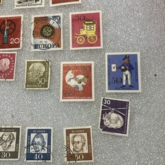 28 USED/Cancel mixed West Germany Deutsche Bundespost 1950-1990 Stamps. $1Ships.
