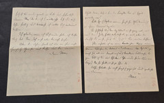 1916 WW1 Imperial German Soldiers Feldpost Mail letters to Lover Sweetheart
