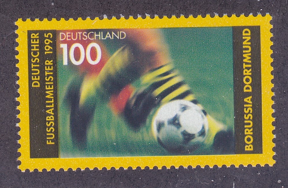 Germany 1914 MNH 1995 Borussia Dortmund – Soccer Champions Issue