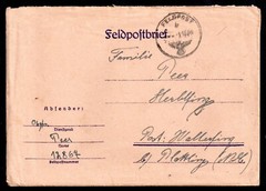 Germany 1940’s WWII Feldpostbrief Cover & Letter WS18946