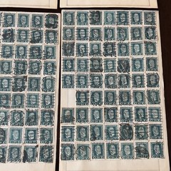 1924 GERMANY STAMPS #340 INVESTOR’S LOT ON PAGES, DR. HEINRICH VON STEPHAN