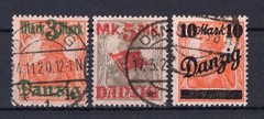 Danzig 44/46I Stamped (Michel 44/46I) Authentic 82038