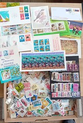 Stamps PAPERLESS everything must go out lot.From FRG-World-Ca 2000 stamps blocks