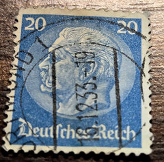 German Deutsches Reich Paul Von Hindenburg 16 Stamp Set – 1933