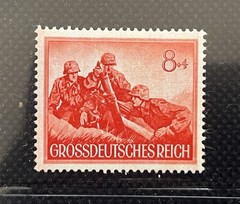 1944 German Reich „Heroes Memorial Day“ set Stamps Deutschland Briefmarken