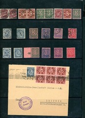 Lot of German Reich service stamps, mint and used, see picture.