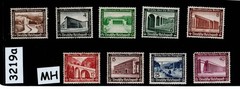 MH Stamp set Sc B93-B101 1936 Germany Third Reich Winter relief fund #3219a