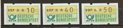 West Berlin 1981 ATM: Lot 2: (XF MNH W/ Back Ser #) Michel Stamp value $63.00