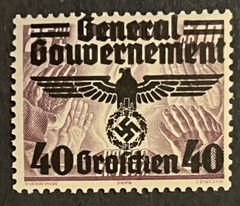 Travelstamps:Germany Stamp Poland – Mint Original Gum MNH OG