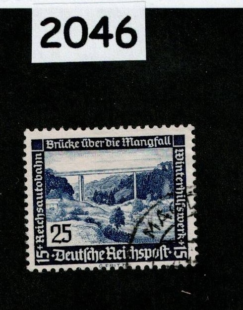 Used stamp Scott B100 1936 Winter relief Culture fund Germany #2046