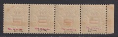 Helgoland 1876 MI 17b strip of 4 signed Brun MNH VF / CAT VALUE $1700