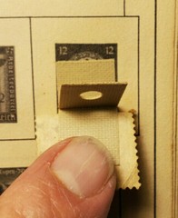 Germany Deutsche Reich 12pf Watermarked Stamp Red Dienst marken circa1934  