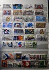 Germany Page of Stamps Used