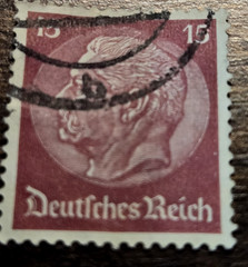 German Deutsches Reich Paul Von Hindenburg 16 Stamp Set – 1933