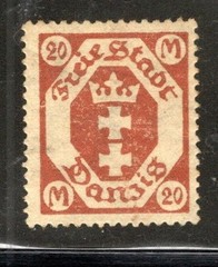 GERMANY GERMAN COLONIES STATES DANZIG STAMPS MINT HINGED NG LOT 1450CA