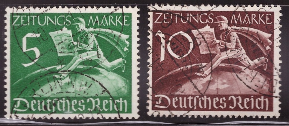 Germany Stamp #P1-P2 Used 1939 Newspaper