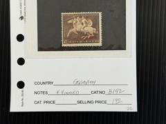 Germany B174-76, 190, 192, 194-99 MH 2024 Scott Catalogue Value $ 23.25