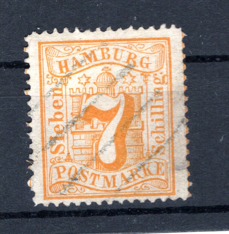 Hamburg 17 Stamped, Perfect Condition, 170 EUR, (GA4959)