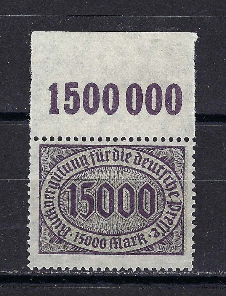 Germany Hyperinflation Stamp w/ selvage 1920s MNH