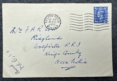 Vtg Postage Stamp Cover Envelope Great Britain Edmund Dulac 2p Blue 1950