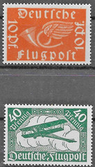 Danzig 1919 Airmail – Mi 111 & 112 MNH **