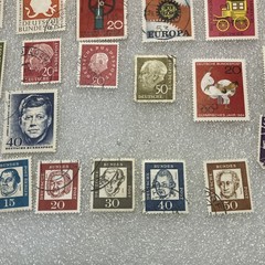 28 USED/Cancel mixed West Germany Deutsche Bundespost 1950-1990 Stamps. $1Ships.