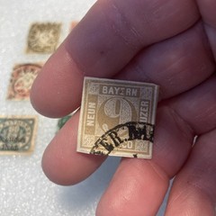 9 USED Antique Bavaria Bayern Stamps, 1850-1920. Nice Mixed Lot; $1 Ships. DEAL!