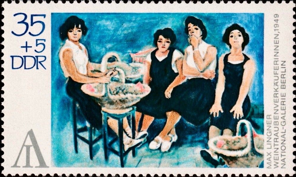DDR #Mi1788 MNH 1972 Women Grape Sellers Hands France Max Lingner [B169]