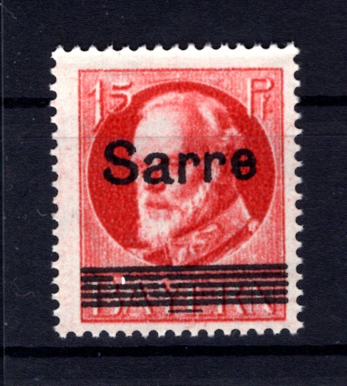 Saar 20cC ABART ** MNH POSTFRISCH BPP (T1450