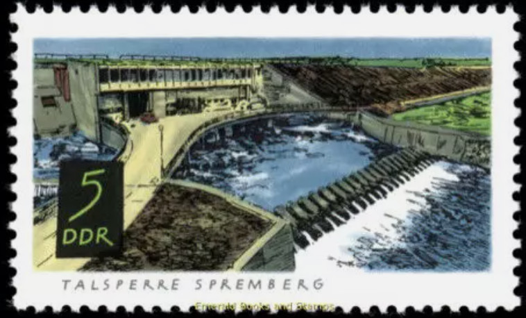 DDR #Mi1400 MNH 1968 Dams Dykes Millponds Water Barrier Spremberg [1039]
