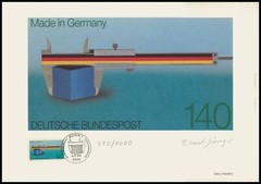 ART-EDITION 1988 GERMANY 1378 „MADE IN GERMANY“ – HAND-SIGNED !!