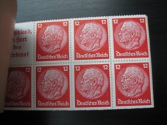 THIRD REICH Mi. #MH 36.2 scarce mint MNH stamp booklet! CV $600.00