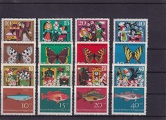 Bundesrepublik MNH ** 4 sets (d) 1960’s & 70’s