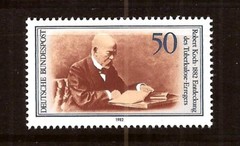[D8205] BRD, Germany, 1982 MNH** Robert Koch, Discovery of Tuberkelbacile