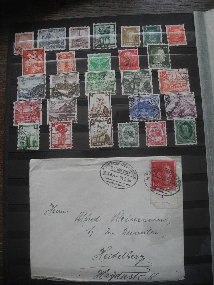 Germany, WW II, nazi stamps 1934-1945,also propaganda, WW II, Wehrmacht