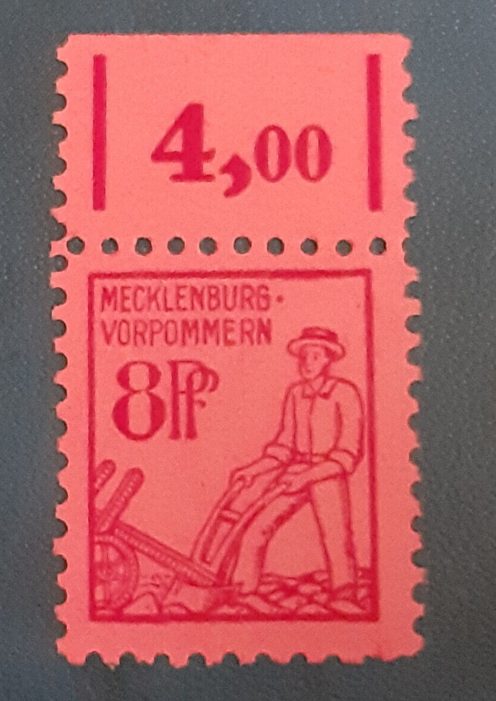 Germany Stamp Allied Occupation 8 Pfennig 1945 SBZ Mi. Nr. 11 xa (20830)