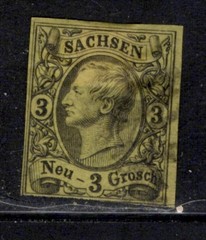 GERMANY SACHSEN SAXONY STAMPS USED LOT 74513