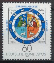 Germany 1982 400th Anniv of Gregorian Calendar SG 2009 MNH mint *combined post