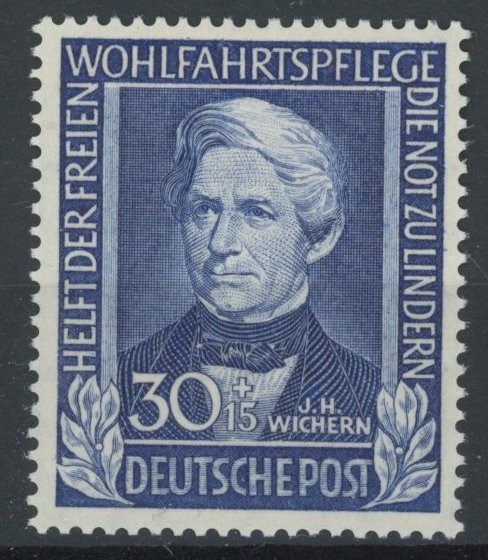 Germany 1949 : Good Very Fine MH Stamp – Catalog Value : 50 €