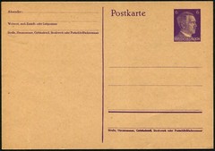 Germany 1942 School Parent Note Stationery Postal Card Europe WWII
