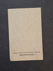 WWII German Third Reich Feldpost Postal Receipt Card Handwritten 1940s 200 RM