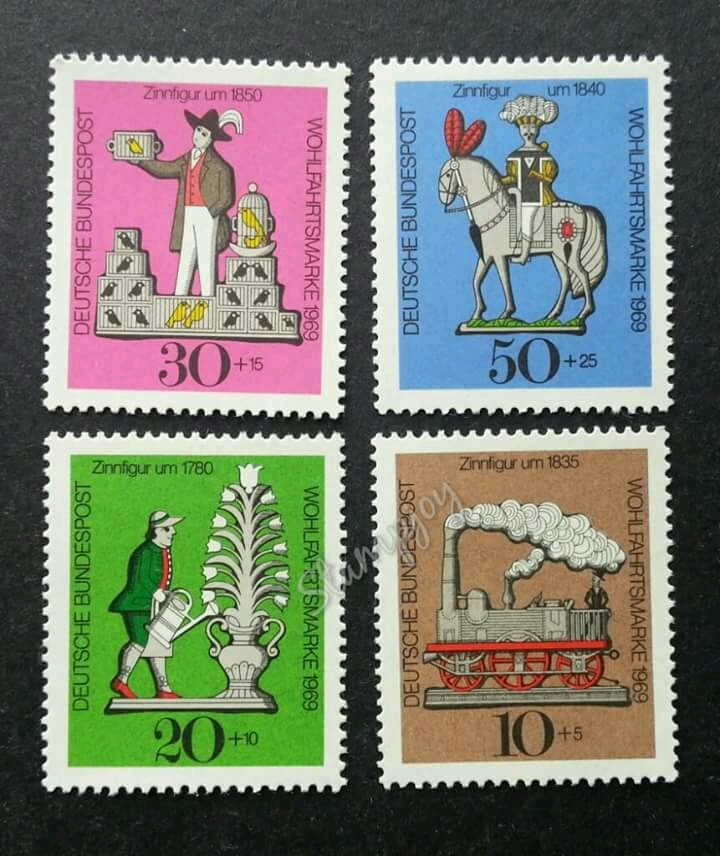 Germany The World Of The Game 1969 (II) Youth Toy Train Horse (stamp) MNH