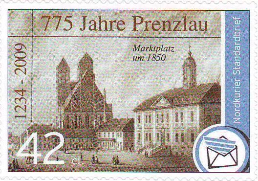 Nordkurier: MiNr. 56, „775 Years Prenzlau“, Sentence, Mint
