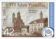 Nordkurier: MiNr. 56, „775 Years Prenzlau“, Sentence, Mint
