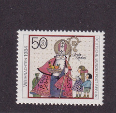 Berlin MNH ** 729 Scott 9NB220 Christmas 1984
