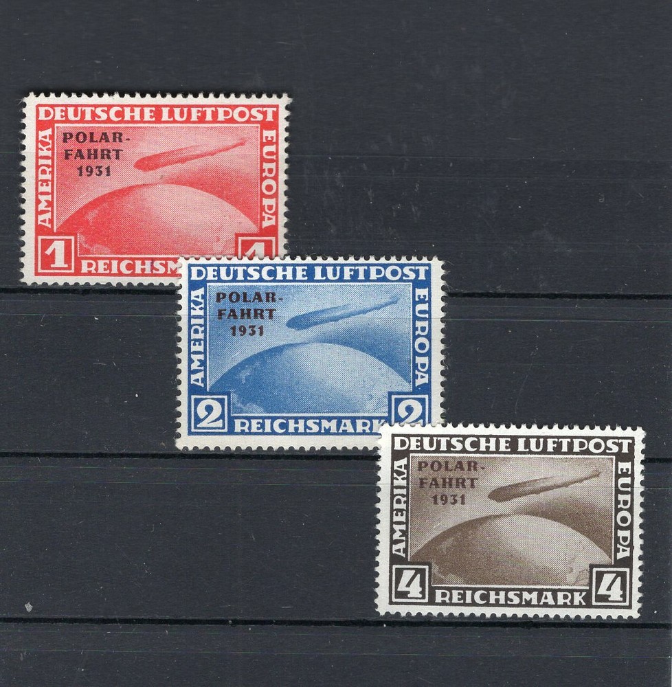 GERMANY, SC # C 40/C42, COMPLETE SET, M NO GUM, FORGERY