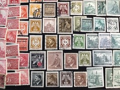 Germany WWII Czechoslovakia Bohemia and Moravia Lot of 109 stamps MH & Used