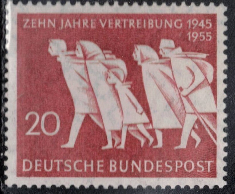 1955 Germany Refugees Expatriation MNH Scott #733