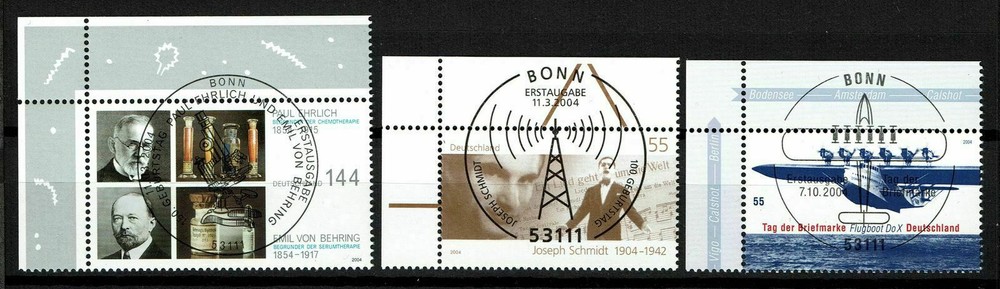 Bundle 2389, 2390, 2428, Corner 1 stamped, Mi. 4.90