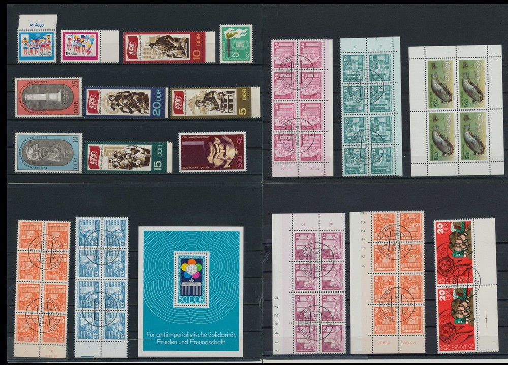 Germany East, DDR, beautiful stamp collection, used and new (RD 21)